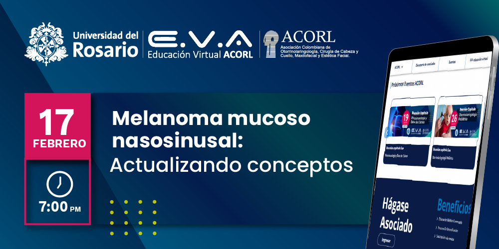 Banner del seminario web: 134. Reunión Académica Universidad del Rosario