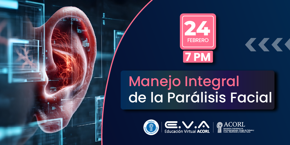 Banner del seminario web: 135. Reunión del Capítulo Otología y Neurotología