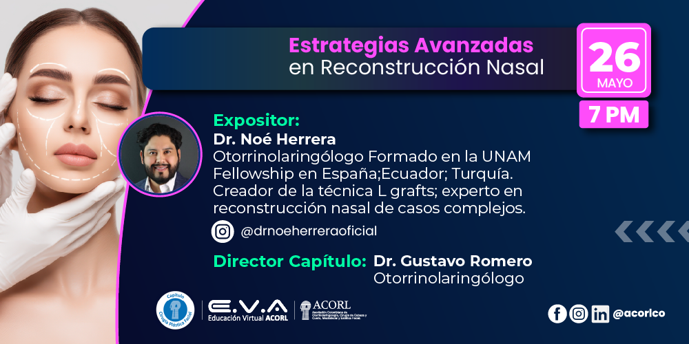 Banner del seminario web: 143. Reunión Capítulo Cirugía Plástica Facial