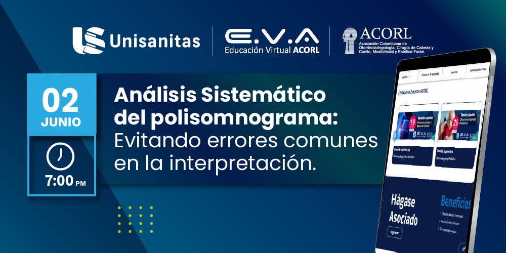 Banner del seminario web: 144. Reunión Académica Fundación Universitaria Sanitas