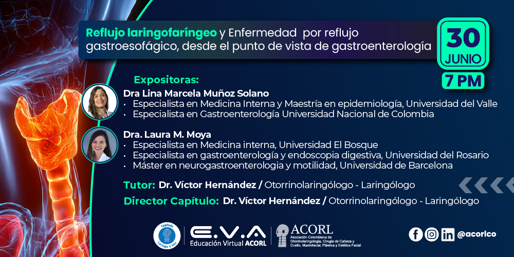 Banner del seminario web: 145. Reunión Capítulo de Laringe y Voz