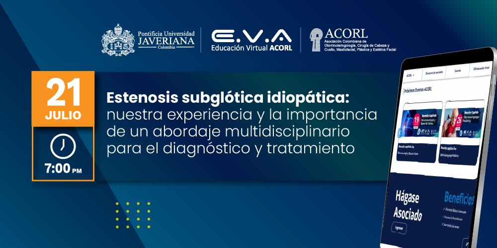 Banner del seminario web: 147. Reunión Académica - Universidad Pontificia Javeriana
