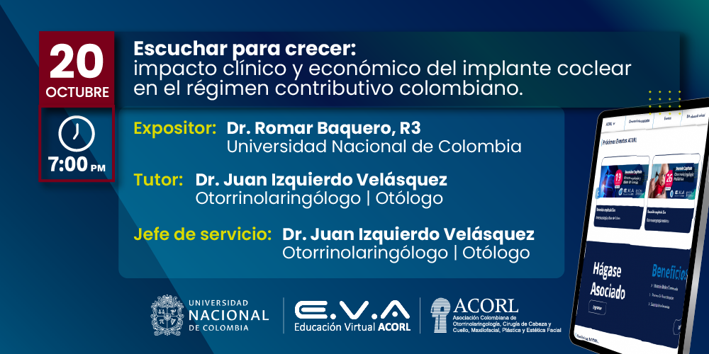 Banner del seminario web: 156. Reunión Académica Universidad Nacional de Colombia